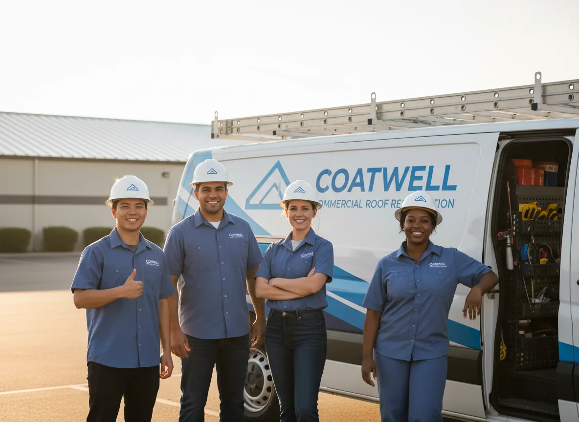 Commercial roof coating company in Long Point, IL
